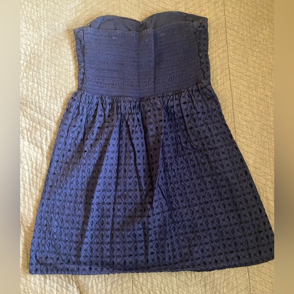 American Eagle Eyelet Detail Strapless Dress - Picture 2 of 3